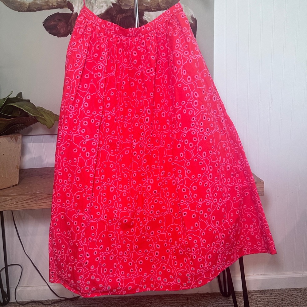 Red skirt size small.